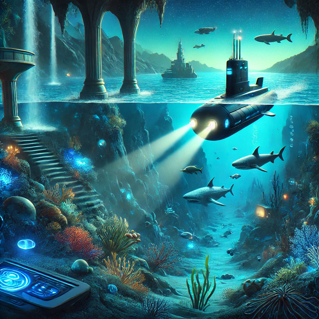 Endless Submarine Adventure: Oceanic Exploration